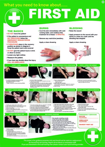 First Aid Poster