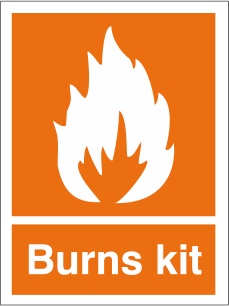 Burns Kit Sign