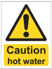 Caution Very Hot Water Sign