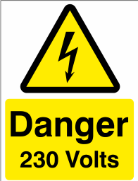Danger 230 Volts