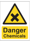 Dangerous Chemicals Sign