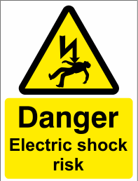 Danger Electric Shock Risk