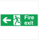 Fire Exit Sign Left
