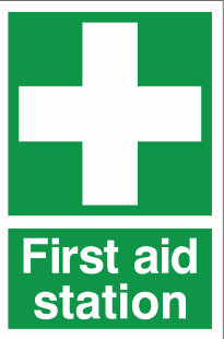 First Aid Station Sign