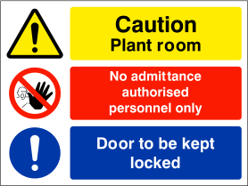 Plant Room Keep Locked